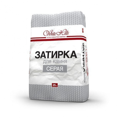 White Hills Затирка для камня Серая, 25кг.